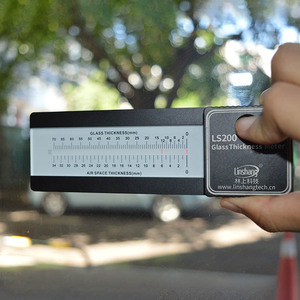 Instrument de mesure de l'épaisseur du verre LS200 avec une précision de 0,5 mm. Instrument de mesure de l'épaisseur du verre creux - Product Image 2