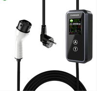 Vente Flash Prise de Charge Portable pour Véhicule Électrique avec Logo Personnalisé IEC62196-2 Type 2 GBT Nouvelle Tête de Pistolet Femelle 16A/32A Entrée 220/240V ST-E401