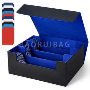 Boîte de rangement personnalisée pour cartes à jouer, cartes à collectionner, cartes de jeu de société, cartes en papier, boîte en plastique pour <span class=keywords><strong>Tarot</strong></span>, Pokémon, TCG, Yugioh - Product Image 6