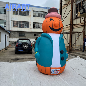 Marioneta de calabaza de dibujos animados inflable de nuevo estilo de 3m de altura para Castle House Nightclub Stage Decor - Product Image 2