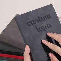 Bloc-notes A5 en cuir vintage cousu, agenda de bureau, travail, gravure de logo personnalisée, Yichen NT005, 50 feuilles
