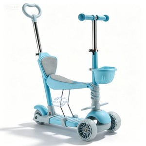 Amazing Birthday Gift for Ages 1 to 7 Toddlers Parent Auxiliary Steering <b>Rod</b>, Anti-Shake Stable Base Dual Riding Mode Ideal Kids - Product Image 5