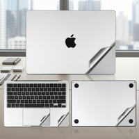 Autocollant pour ordinateur portable MacBook Pro14/Air13/15 16 pouces/15,3 pouces M3, coque de protection transparente en PVC imperméable, modèle A1370, en stock