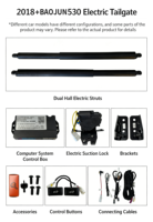 Kit Hayon Électrique BAOJUN530 Chevrolet Captiva Wuling Almaz MG Hector avec Capteur de Coup de Pied pour Coffre – Qualité Supérieure 100%