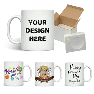 Tazas de Sublimación ZREGGUR para Diseños Personalizados, Tazas Blancas de 350 ml, 11 oz, Tazas de Cerámica Revestidas con Asas, Tazas de Café y Té para Sublimación - Product Image 5