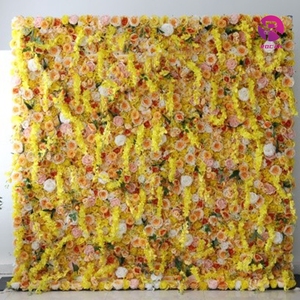 Célébrez le nouveau-né bébé fleur panneau jaune espoir tournesol toile de fond pour bébé spectacle cérémonie décoration - Product Image 2