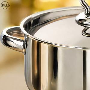 Juego de ollas clásico de 15 piezas de acero inoxidable con tapas y utensilios, olla para leche, olla para sopa, sartén de 16 a 24 cm - Product Image 5