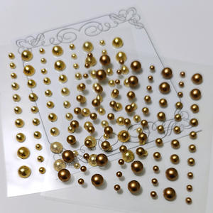 Pegatina de tatuaje <span class=keywords><strong>temporal</strong></span> mate dorada y plateada para decoración de uñas y caras - Product Image 2