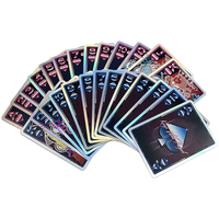 Fabricant de cartes à jouer de luxe Poker Taille Bonne impression Jeu de cartes de poker avec logo personnalisé avec boîte à tiroir