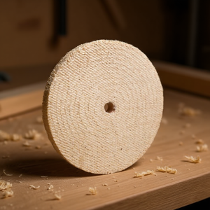 Discos de Lijado de Sisal Acolchados Fervi de 150 mm para Trabajos en Madera y Acabado de Metales - Product Image 3