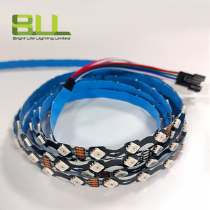 Zigzag <span class=keywords><strong>RGB</strong></span> <span class=keywords><strong>LED</strong></span> 1809 ma thuật uốn cong cá nhân địa chỉ pixel 60LED DC12V thông minh <span class=keywords><strong>LED</strong></span> <span class=keywords><strong>Strip</strong></span> - Product Image 3