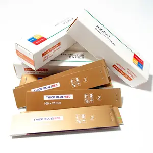 Dental Straight articuling Paper Blue/Red Dental Lab Products dentista orale cura dei denti strumento materiale sbiancante 12 libri/scatola - Product Image 1