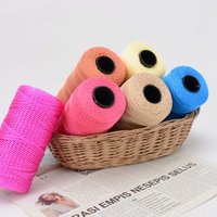 Wholesale 3ply Flat Dyed PP Monofilament Filament Crochet 100% Polypropylene Yarn for Hand Knitting Bag Hat Mat