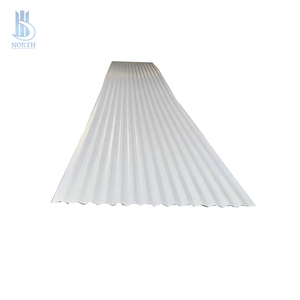 Tôle de toiture décorative ondulée RAL 9002/9010 PPGI/PPGL, calibre 24/30, tôle d'aluminium ondulée prélaquée - Product Image 1