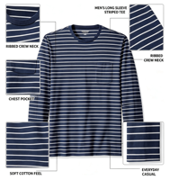T-shirt à manches longues et col rond surdimensionné pour homme, en jersey de coton décontracté, impression numérique, blanc, écologique, respirant