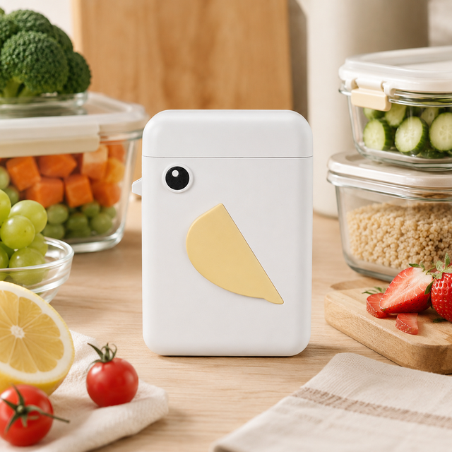 Xprinter DX5 Portable Sticker Printer 0.5 Inch Inkless Thermal Labeller for Bakery Price Tags & Gift Shop Commodity Labeling