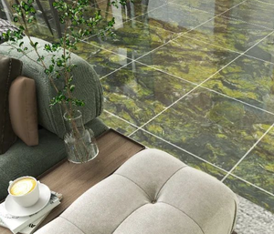 Tấm Đá <span class=keywords><strong>Granite</strong></span> <span class=keywords><strong>Picasso</strong></span> màu xanh lá cây sang trọng thiết kế hiện đại với bề mặt được đánh bóng cho tường và sàn nội thất cho biệt thự - Product Image 4