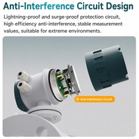 Débitmètre d'eaux usées intelligent électromagnétique à conception séparée, type pipeline, résistant à la corrosion, en plastique, OEM