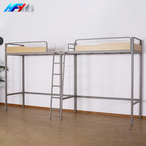 Venta al por mayor de fábrica Uso escolar Cama alta de metal para adultos-Cama de dormitorio con diseño moderno - Product Image 1