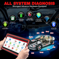 Launch X431 Pro3s+ Hdiii 10.1'' Escáner de Diagnóstico para Autos y Camiones, Herramienta de Diagnóstico Automotriz Obd Obd2, Lector de Códigos, Herramientas de Diagnóstico para Autos