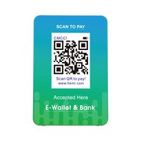 Haut-parleur de paiement électronique de bureau F92 Affichage dynamique du code QR de 3.5 pouces