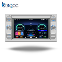BQCC 7" Android 12 GPS Navigator CarPlay 2DIN Universal Ford Mondeo S-max Focus C-MAX Galaxy Feist dengan Bantuan Mundur Seluruh Dunia