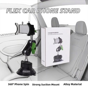 Soporte para Teléfono de Coche J Auto Strong, Fácil de Usar, con Rotación de 360 Grados, Aleación de Aluminio, Ventosa Flexible, Palo para Selfies - Product Image 2