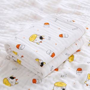 Couverture en coton à imprimé numérique populaire 110*110cm, serviette de bain en mousseline pour nouveau-né, enveloppe pour bébé - Product Image 5