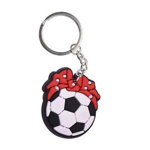 Proveedor de Llaveros de PVC con Forma de Balón de Fútbol, Amuleto de Goma Suave para Mochila, Sin Pedido Mínimo, Logotipo Personalizado, Dropshipping, Regalo Deportivo, Venta al Por Mayor - Product Image 4