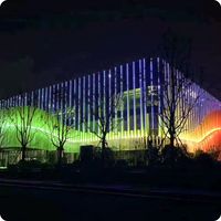Projecteur LED RGB à pixels XQD pour extérieur, étanche IP68, emballage secondaire pour façade de centre commercial, publicité de stade, parc d'attractions