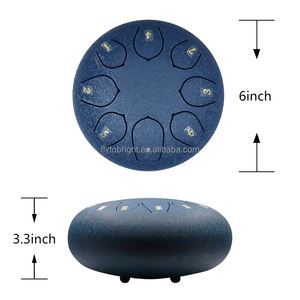 Offre d'usine 6 pouces 8Note <span class=keywords><strong>Handpan</strong></span> Steel langue tambour C Key - Product Image 3