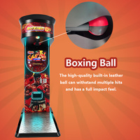 Machine de jeu d'arcade de boxe électronique à monnayeur, personnalisable, en anglais, jeu de frappe ultime 'Big Punch' pour la rue
