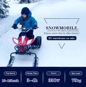 Motorino elettrico mobile della neve della motoslitta 750w della neve dei prodotti degli sport invernali del magazzino di ue per i bambini