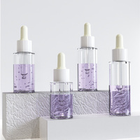 Flacon compte-gouttes personnalisé en plastique PETG pour sérum, huile et lotion, 20ml, 30ml, 40ml, 50ml, emballage cosmétique pour soins de la peau, vente en gros