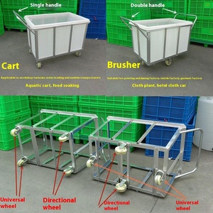 Réservoir d'eau à roues pliable poussette usine poussoir chiffre d'affaires camion tissu paille camion boîte en <span class=keywords><strong>plastique</strong></span> seau caisses pour l'eau - Product Image 4