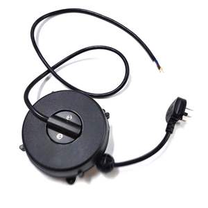 Royaume-Uni 3 broches <span class=keywords><strong>enrouleur</strong></span> de câble rétractable automatique stockage de cordon compact pour <span class=keywords><strong>aspirateur</strong></span> ménage et appareils mobiles organisateur de fil - Product Image 3