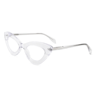 Gafas de Sol de Ojo de Gato con Marco Pequeño para Mujer, Diseño Delicado y Moderno de Estilo Europeo Americano, Monturas Modernas, Gafas Ópticas