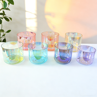 Produits spirituels HF, bols chantants en cristal de quartz alchimique, chakra pour la guérison, bain sonore, bols sonores en cristal, méditation, yoga