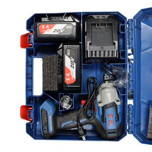 Dongcheng 20 В ударный ключ с батарейным питанием 4,0 мАч, высокий крутящий момент с регулируемой скоростью 4 дюйма - Product Image 3