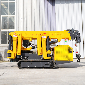 Heavy Duty Crane Machine 5ton 8Ton Spider Crawler Crane para elevador <span class=keywords><strong>de</strong></span> pared <span class=keywords><strong>de</strong></span> cortina <span class=keywords><strong>de</strong></span> vidrio - Product Image 3