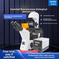 Ous Professional Grade Inverted Fluorescence Microscope Four-Color Excitation Photography Measurement Functions for