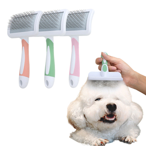 Großhandel Günstige Fellpflege- und Entfilzungsbürste mit Kämmen für Katzen und Hunde zur Tierhaarentfernung und Welpenpflege - Product Image 1