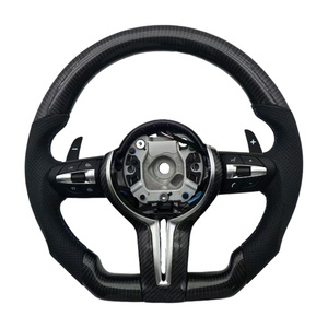 Spot, nuevos productos, volante de cuero de fibra de carbono para BMW F10 F30 F90 F01 F02 F12 F13 F90 3 4 5 Series, volante de coche - Product Image 1