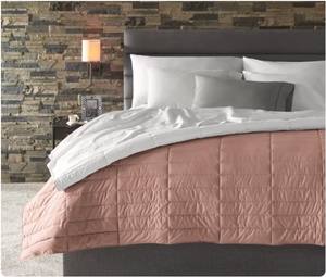 Ensemble de literie de <span class=keywords><strong>couette</strong></span> thermorégulatrice organique 100% respirante de refroidissement de couleur unie de luxe écologique - Product Image 2