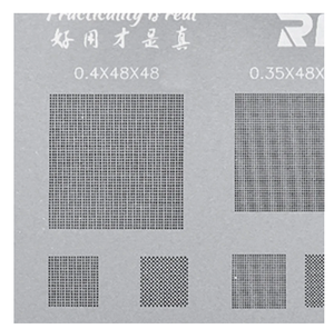 Relife đa mục đích BGA Stencil 0.3 0.35 0.4 0.5 song song/45 độ lỗ phổ Hàn BGA reballing Stencil Hàn Net - Product Image 5
