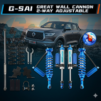 Amortisseur à azote réglable 2 voies G-SAI Edition pour GWM Pao Cannon |   Amortisseur tout-terrain 4x4 réglable en compression et en rebond