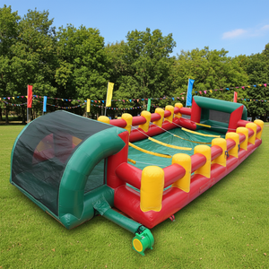 Table de football gonflable géante en PVC, durable, avec <span class=keywords><strong>piscine</strong></span> à balles, <span class=keywords><strong>but</strong></span> de football, football au savon, commercial pour jeux en plein air - Product Image 1