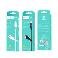 VDENMEN-Cable de datos tipo C DE CARGA RÁPIDA, 2.4A, venta directa de fábrica para cable de datos, cargador USB de PVC estándar CN;GUA