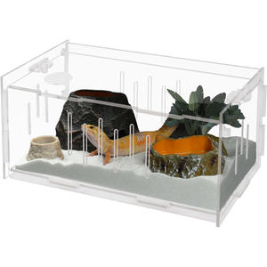Réservoir d'élevage transparent personnalisé pour reptiles, terrarium, araignée tarentule, boîte d'alimentation, habitat d'insectes pour lézard - Product Image 2