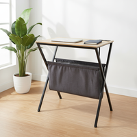 Table console moderne avec support à magazines en métal en forme de X, pour hôtel, maison, salon, chambre, entrée, salle à manger, cuisine, USB